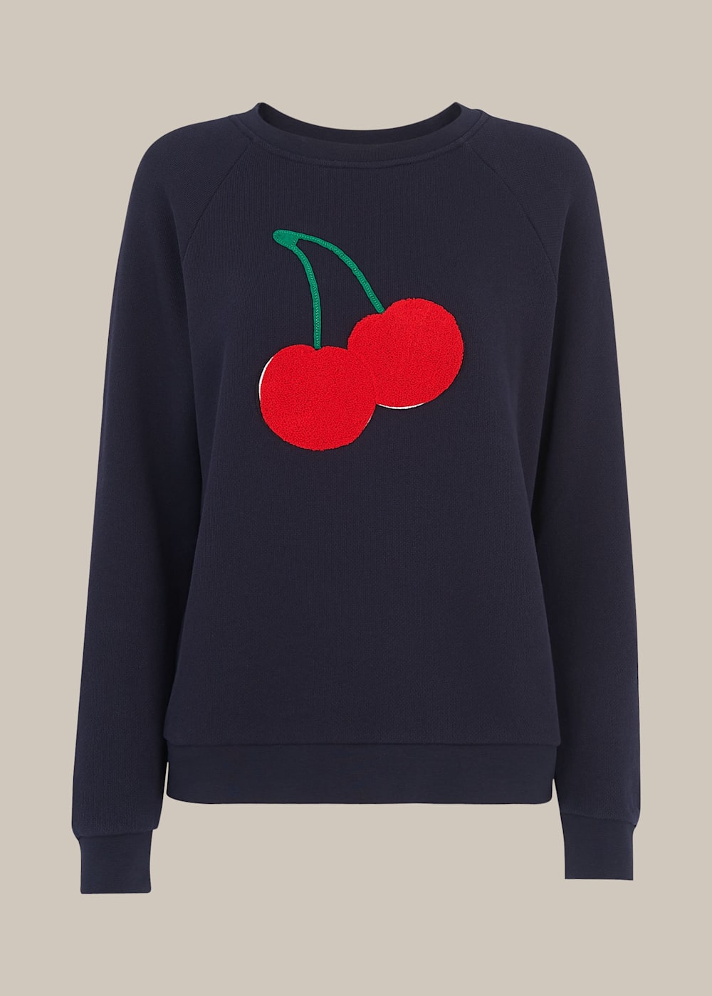 Whistles cherry sweatshirt hotsell
