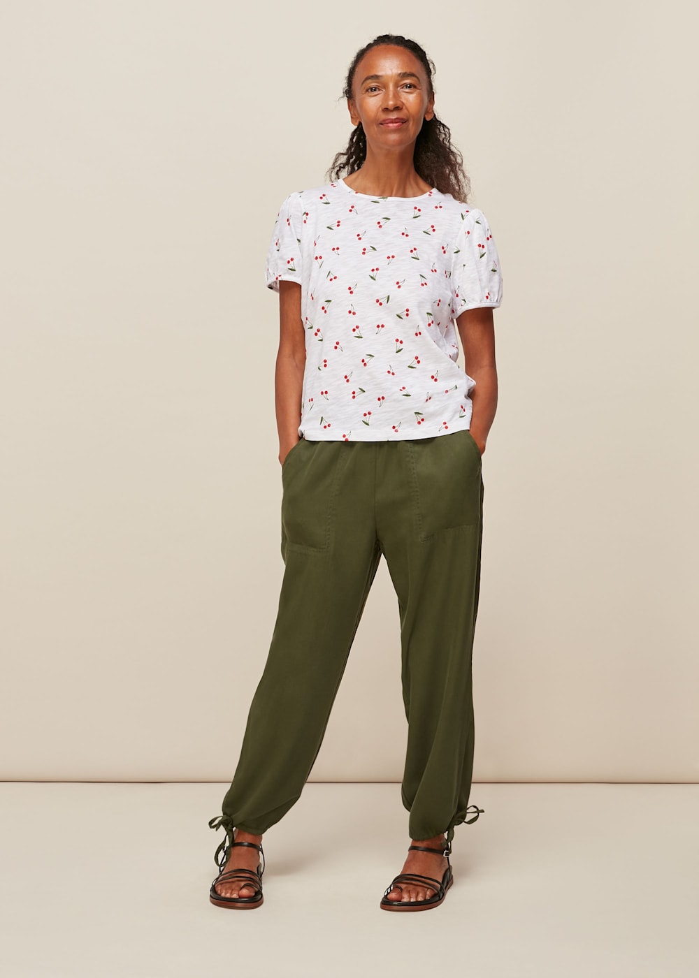 Whistles cherry sweatshirt on sale