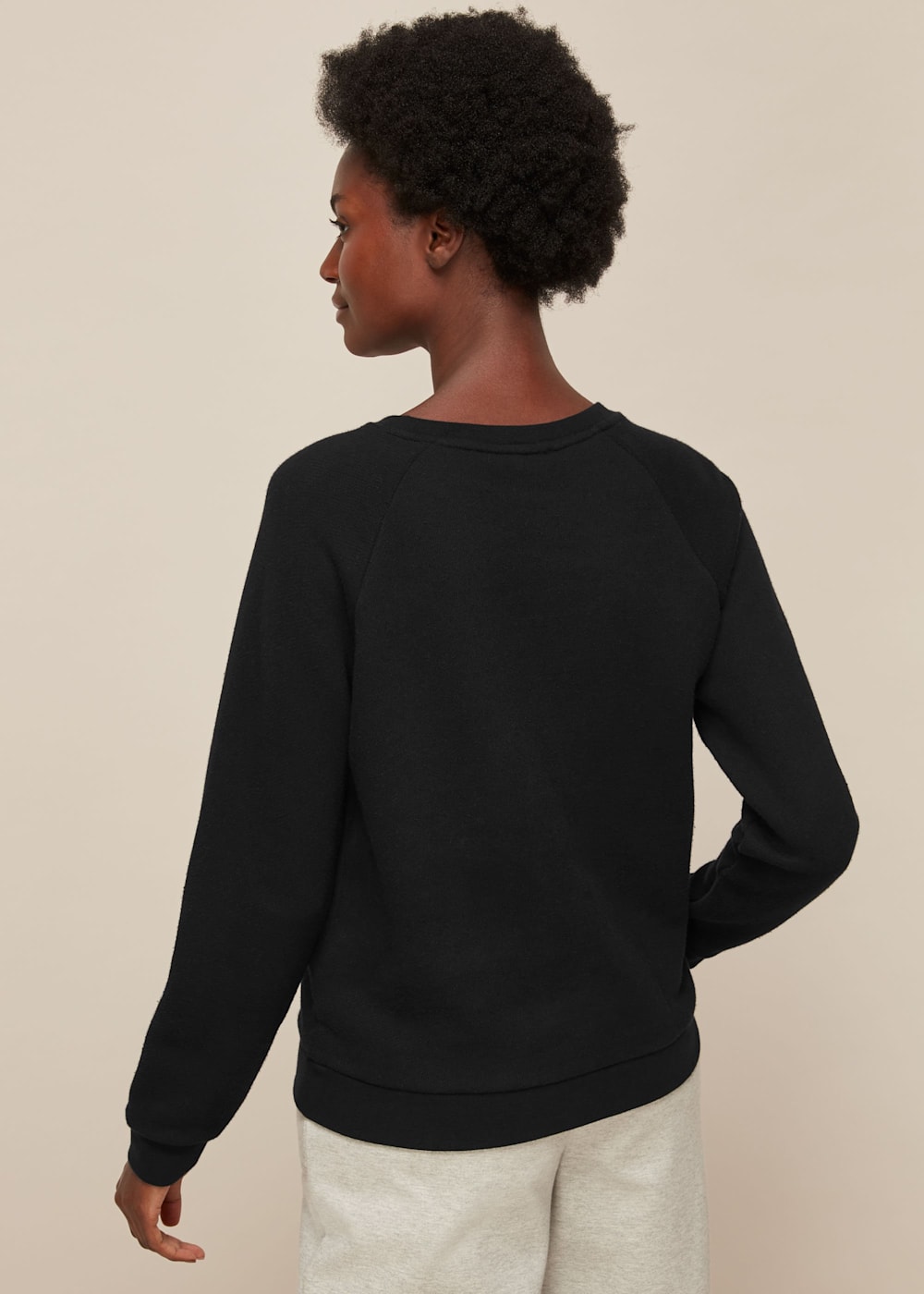 Black Ca Va Logo Sweatshirt WHISTLES Whistles UK