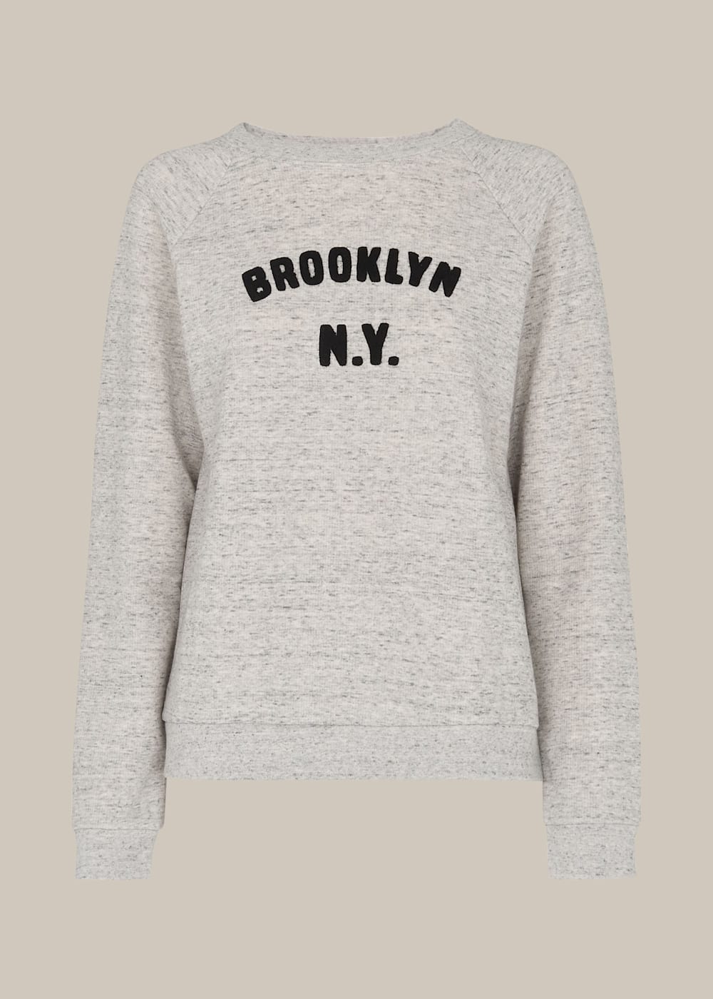 スポーツストア | Sweatshirt Logo Brooklyn Marl Grey WHISTLES | US Whistles | トップス