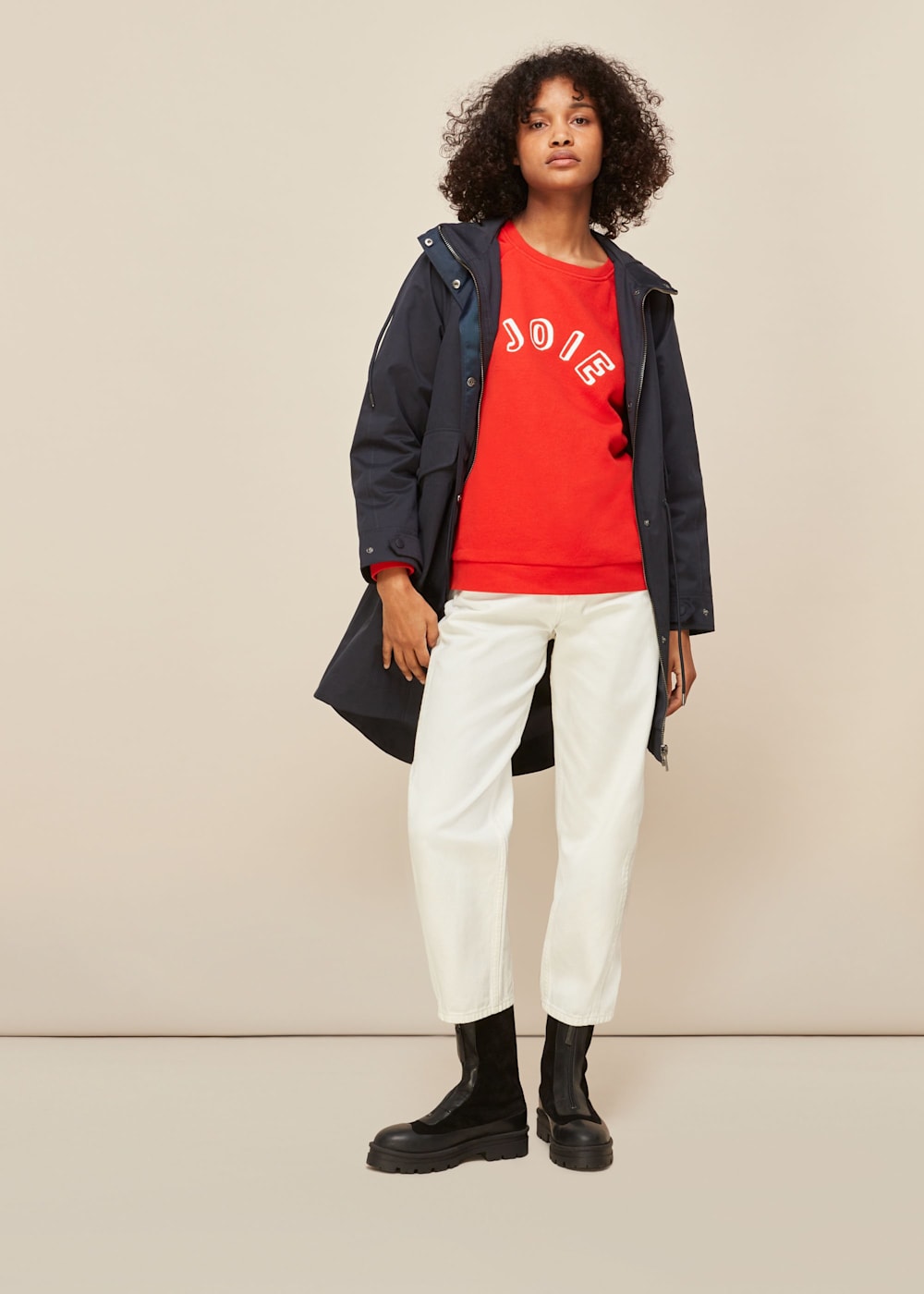 Red Joie Logo Sweatshirt WHISTLES Whistles UK