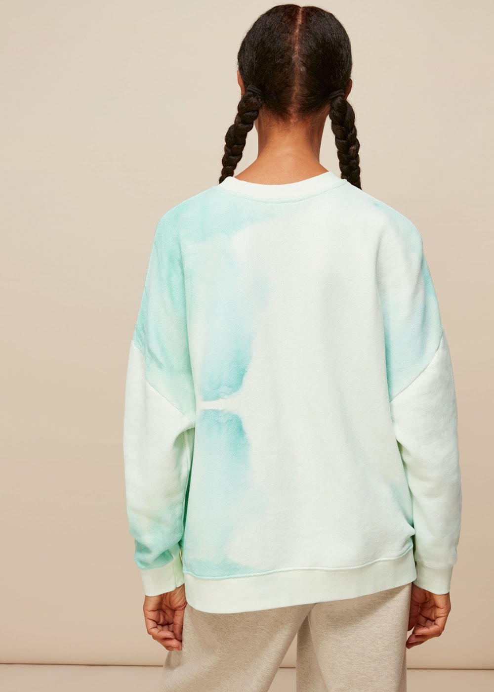 Green Multi Tie Dye Sweatshirt WHISTLES Whistles UK