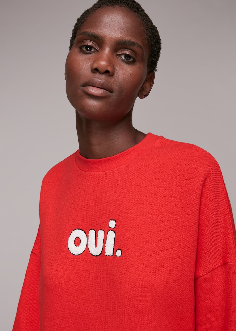 Whistles red sweatshirt store