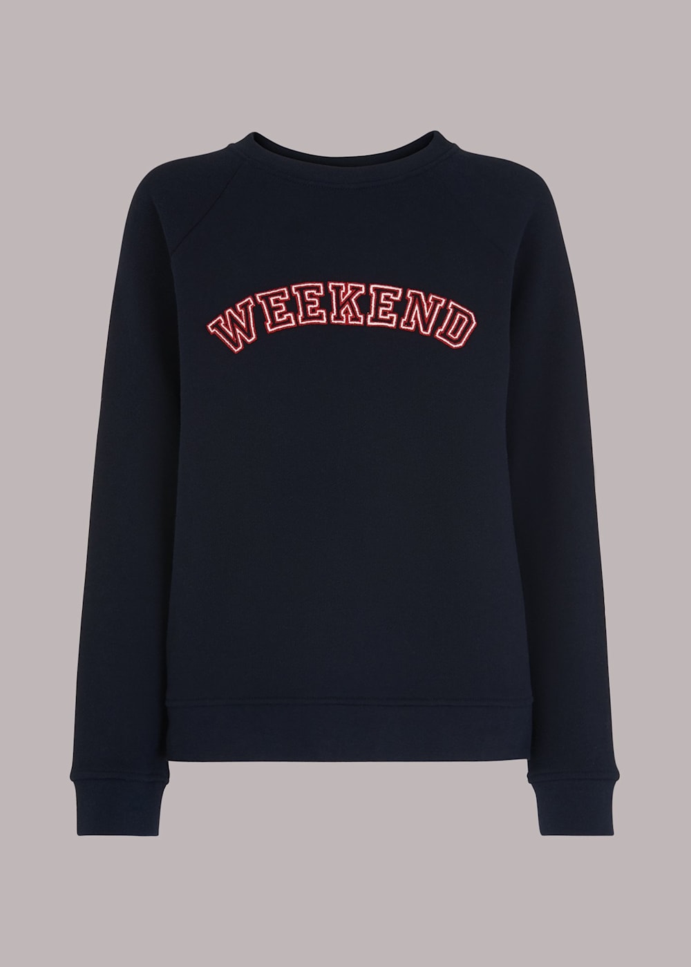 Navy Weekend Sweatshirt WHISTLES Whistles UK