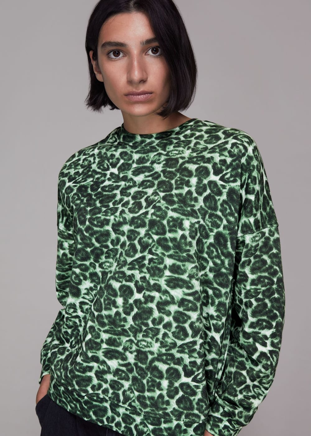 Leopard sweatshirts shop
