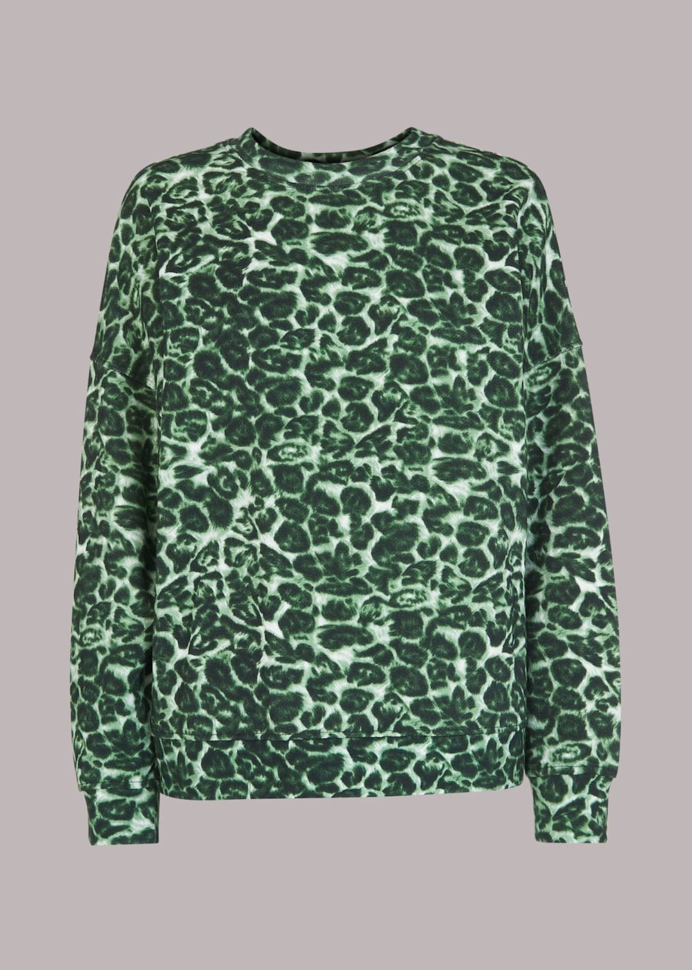 Whistles leopard print sweatshirt sale
