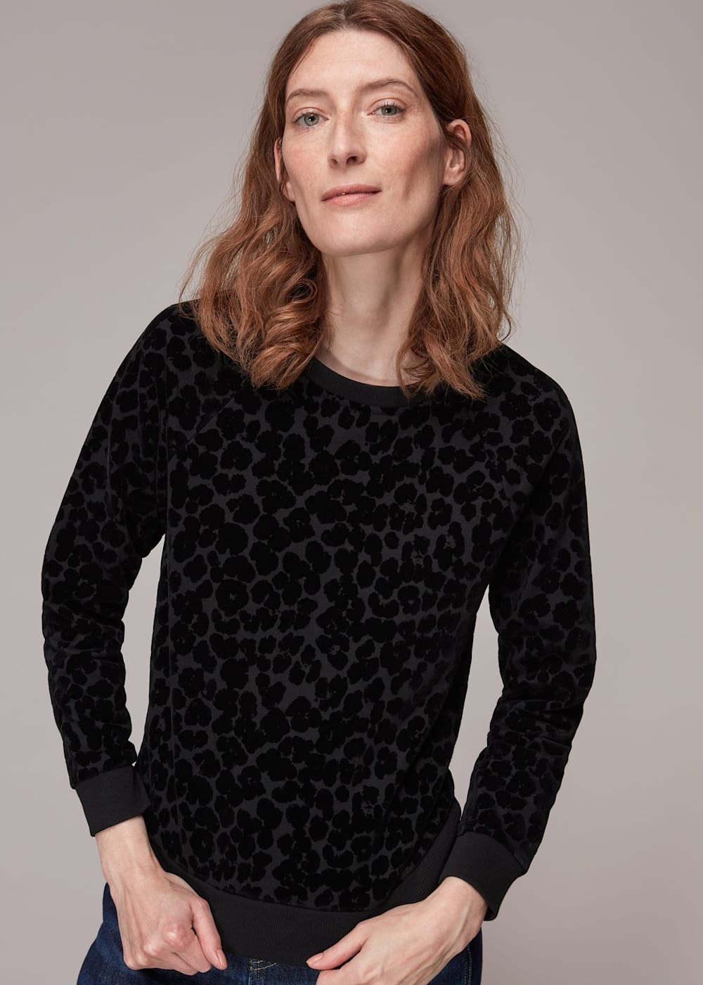 Whistles leopard sweatshirt on sale