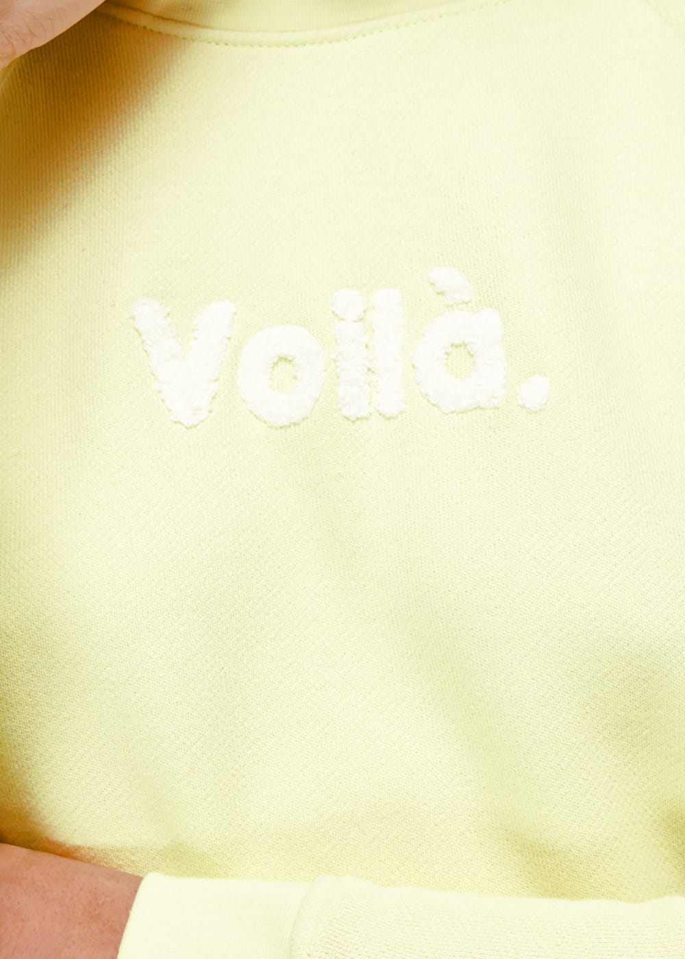 Whistles yellow saturday sweatshirt hotsell