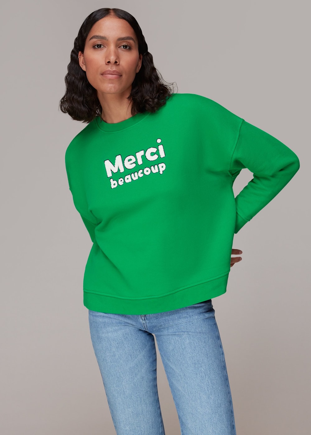 Merci beaucoup yellow sweater hot sale