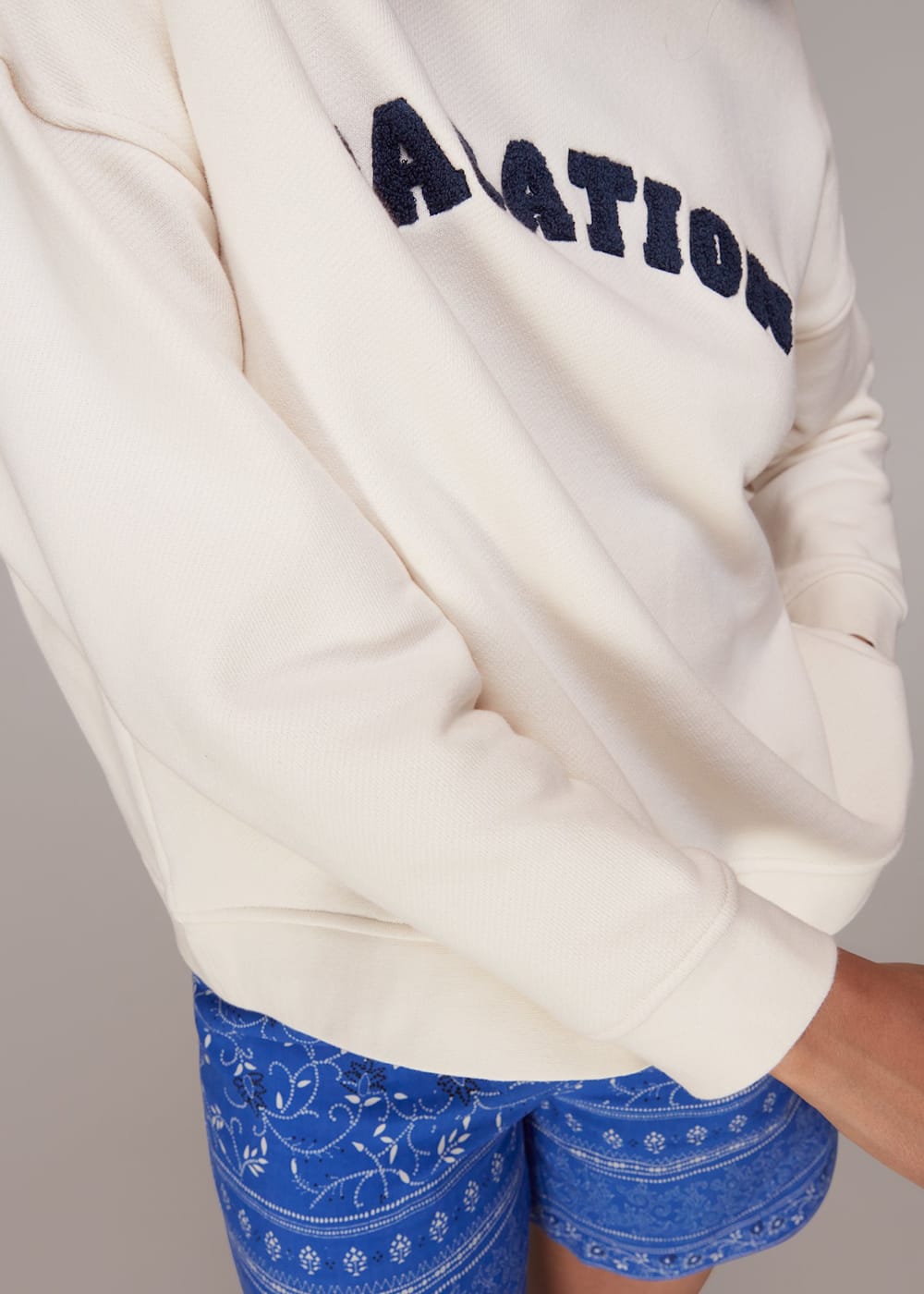 Whistles vacation sweatshirt hot sale