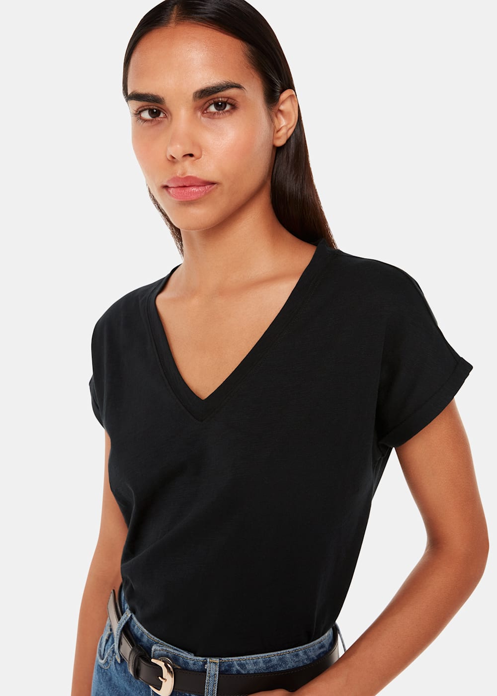 Whistles Willa Cap Sleeve Tee Whistles Willa Cap Sleeve Tee