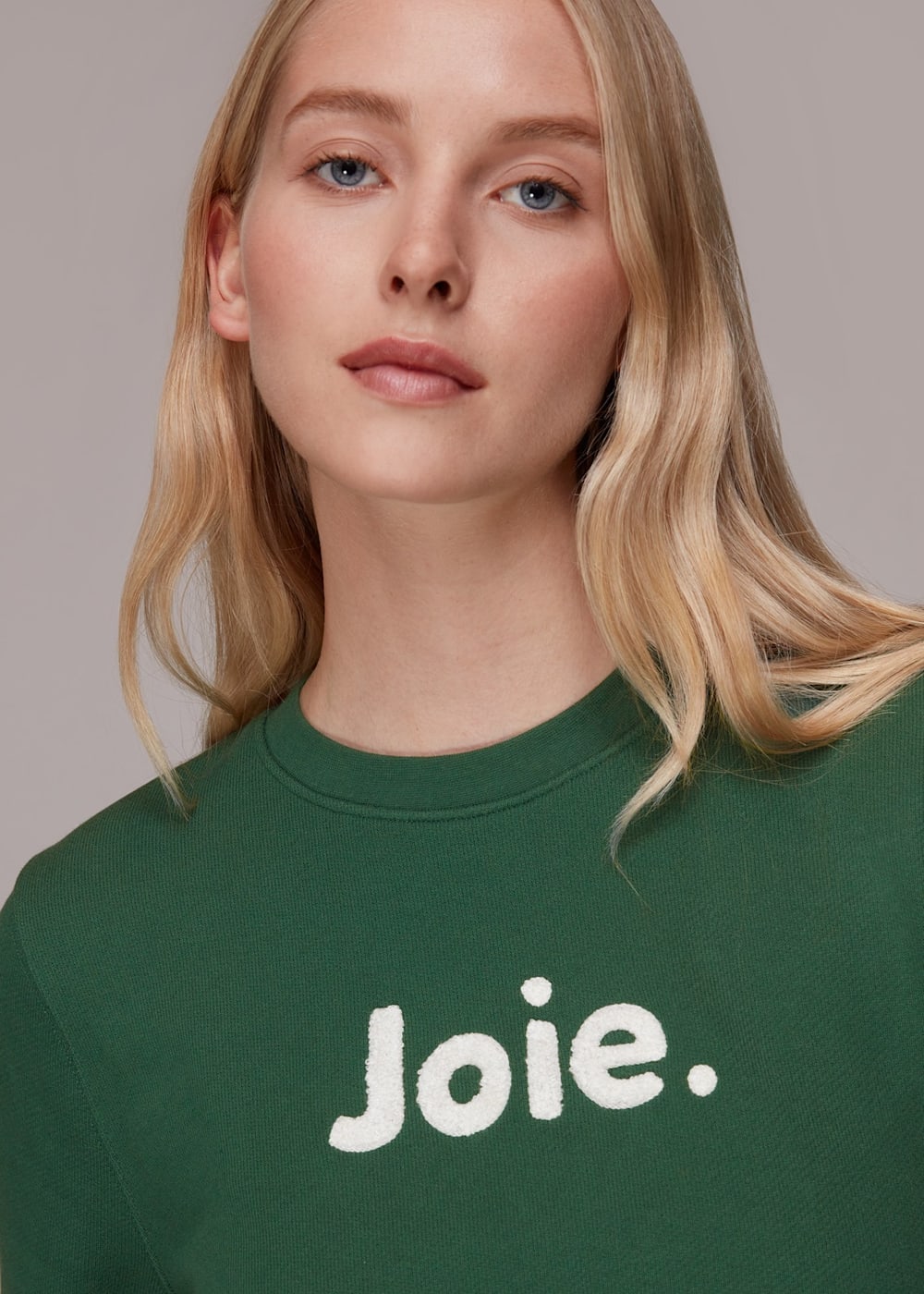 Dark Green Joie Logo Sweatshirt WHISTLES Whistles UK