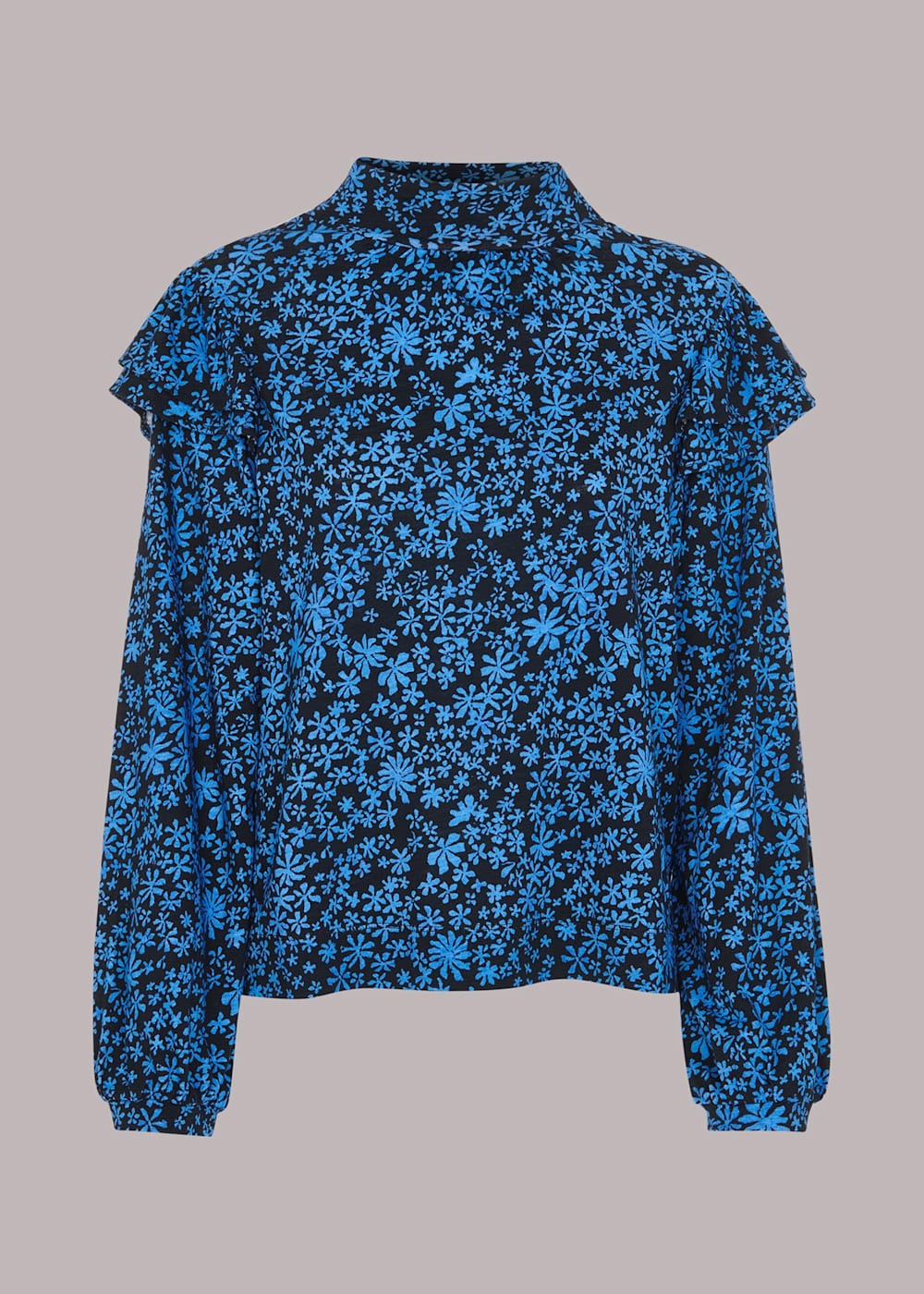 Frill shoulder top outlet