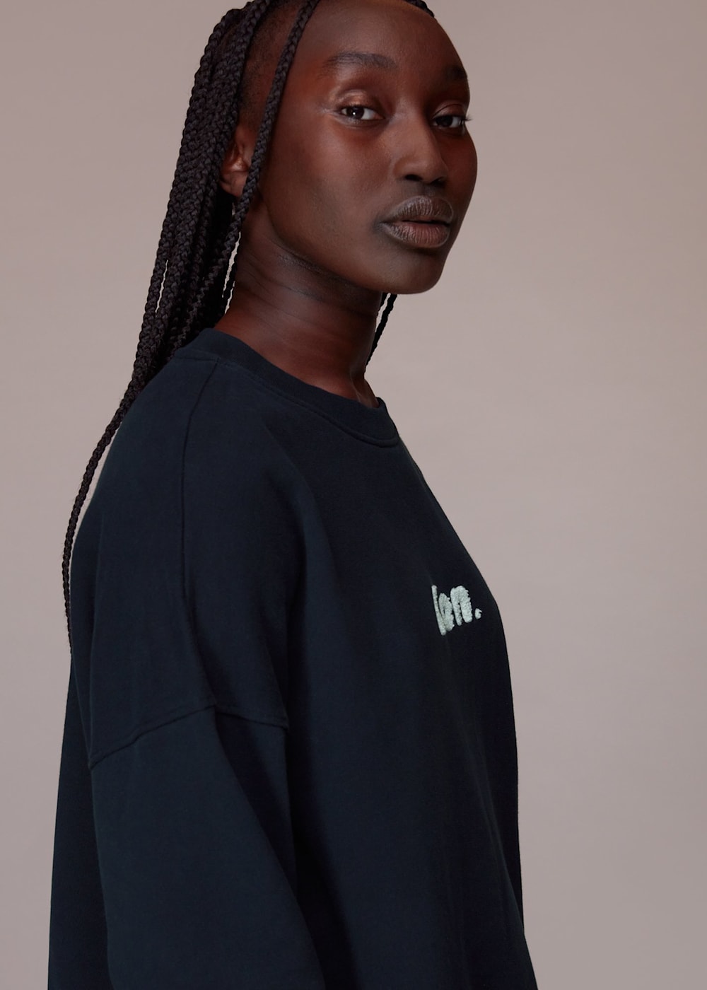 Navy Bon Relaxed Sweat WHISTLES Whistles UK