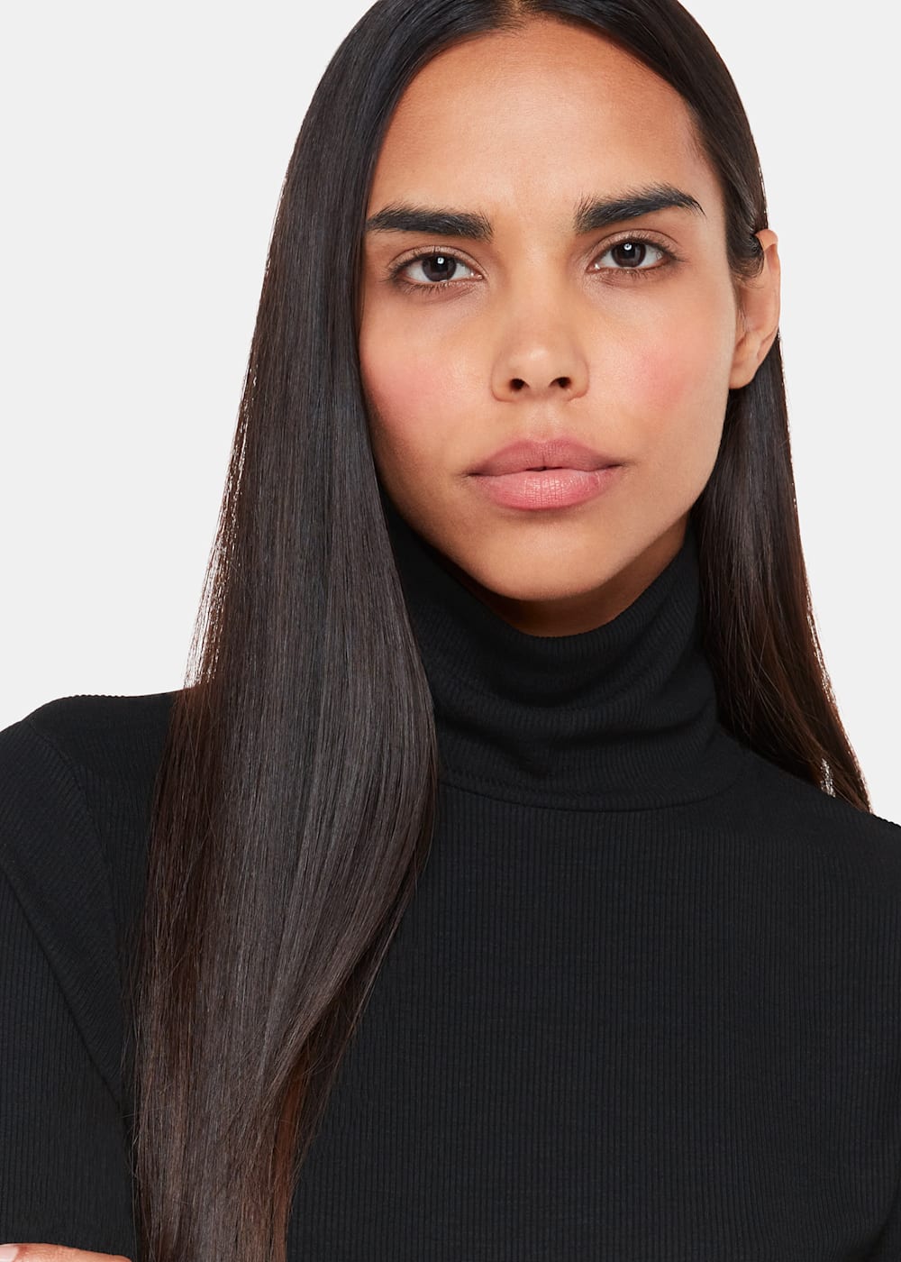 Essential Ribbed Polo Black Essential Ribbed Polo Black