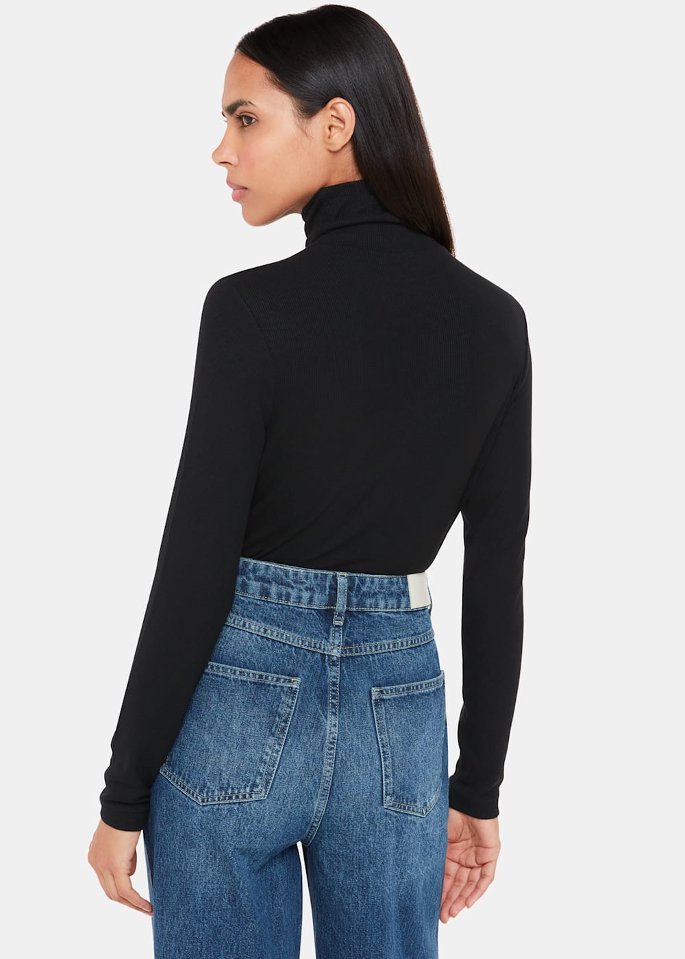 Essential Ribbed Polo Black Essential Ribbed Polo Black