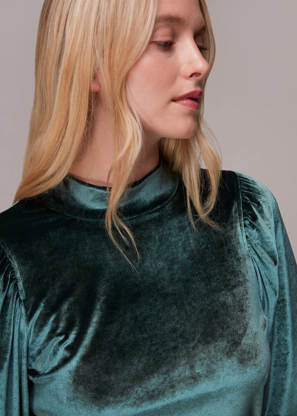 Velvet high neck online