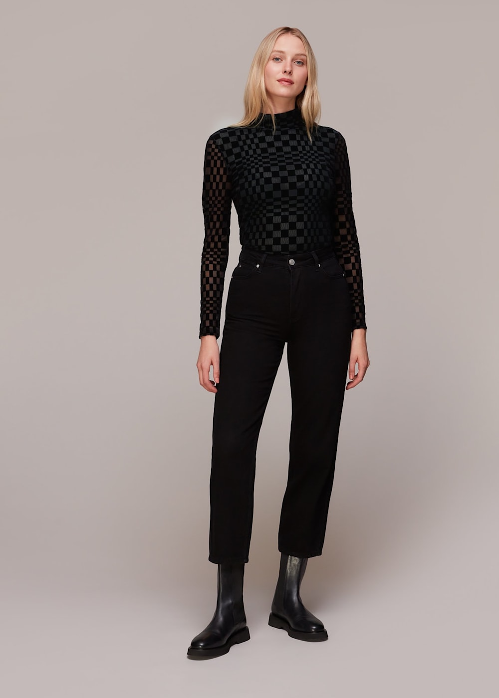 Plisse Sleeveless Top | Whistles UK |