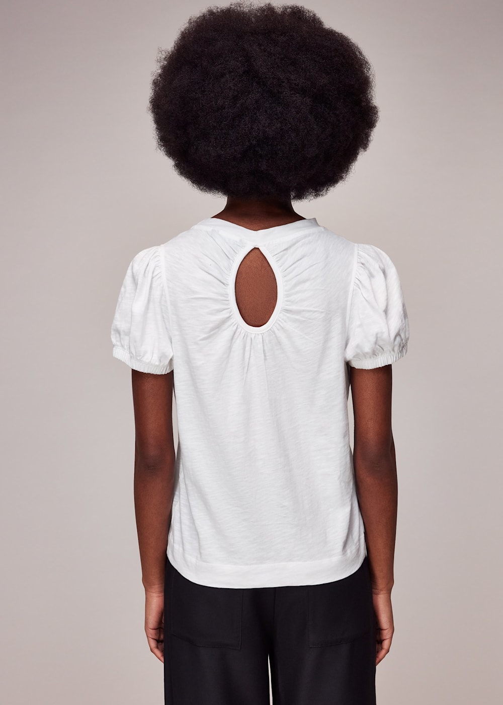 Keyhole back top best sale