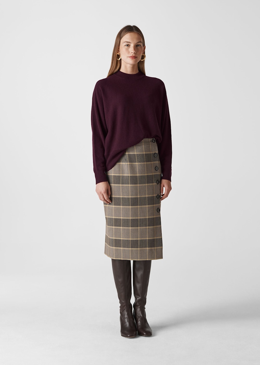 Whistles dolman cashmere dress deals