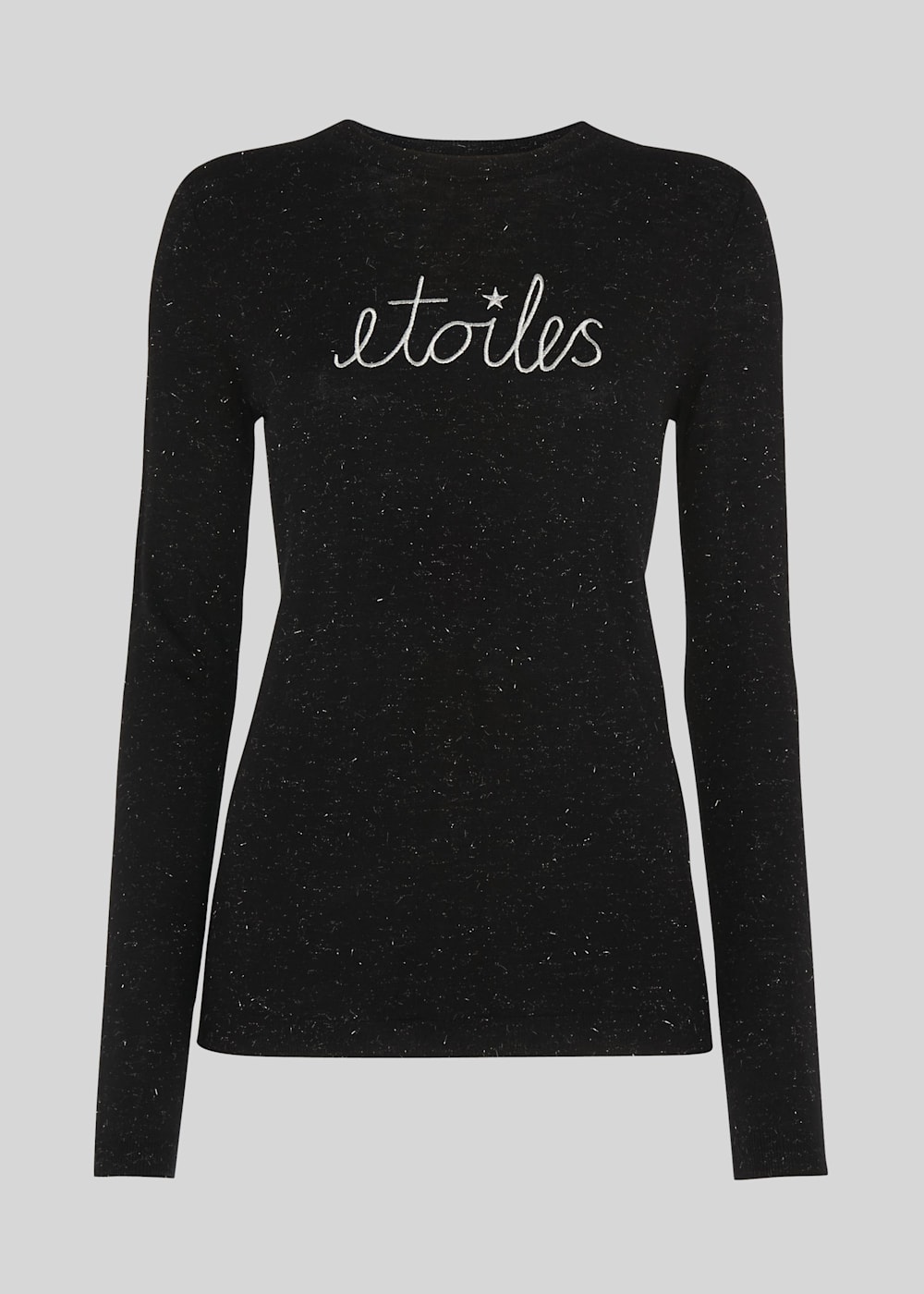 Black Etoiles Annie Sparkle Knit WHISTLES Whistles UK