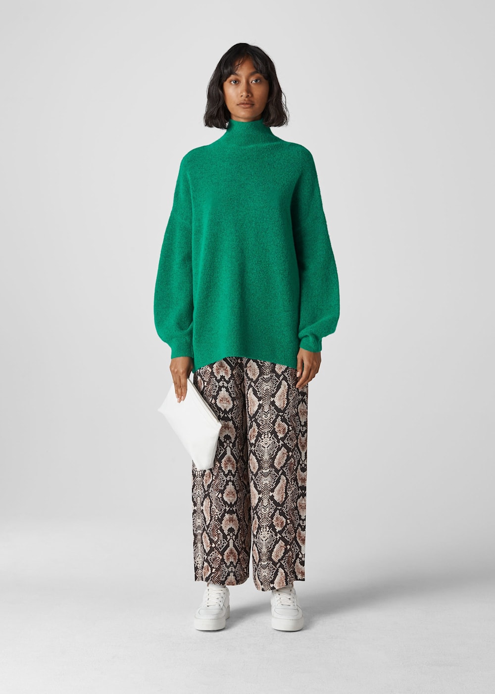 Whistles oversized funnel neck knit hot sale