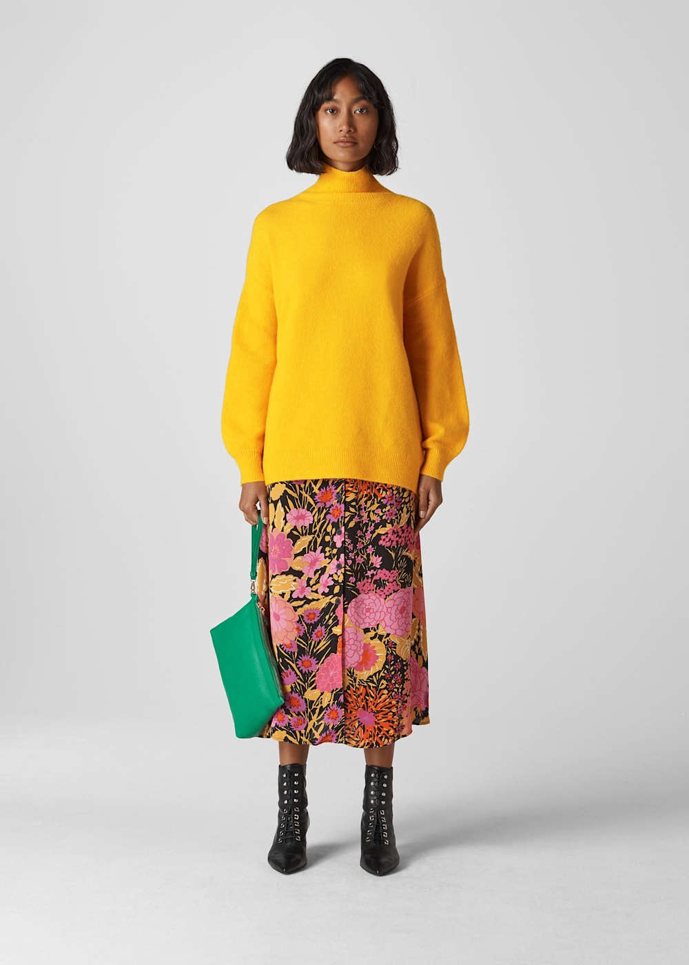Whistles oversized funnel neck knit 2025