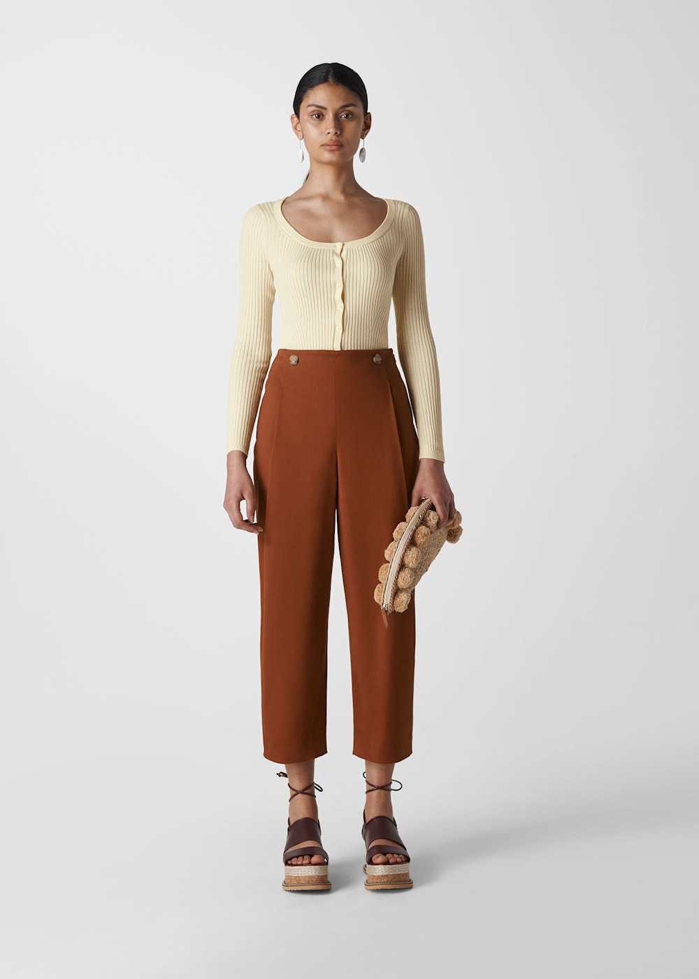 Skinny rib cardigan clearance