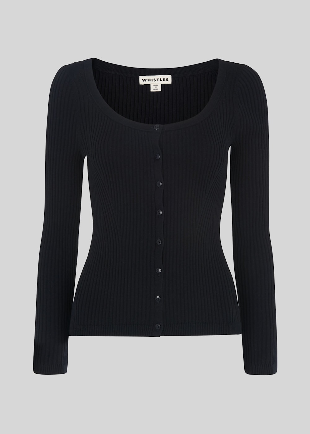 Skinny rib cardigan shop