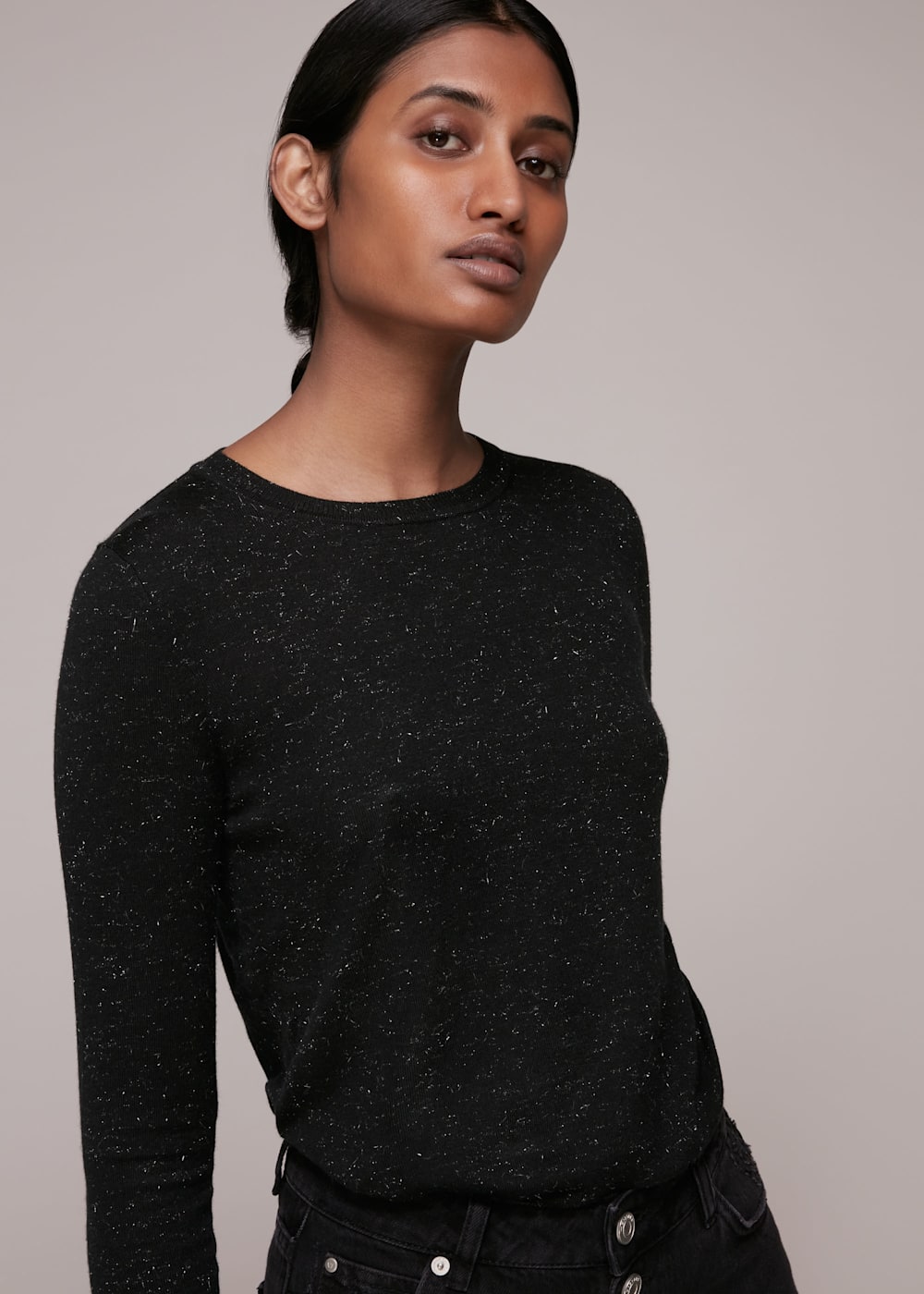 Sparkle knit jumper sale