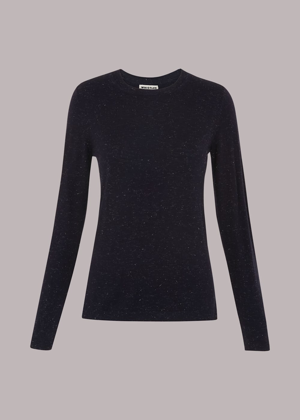 Whistles Navy Annie Sparkle Crew Neck Navy Whistles Navy Annie Sparkle Crew Neck Navy