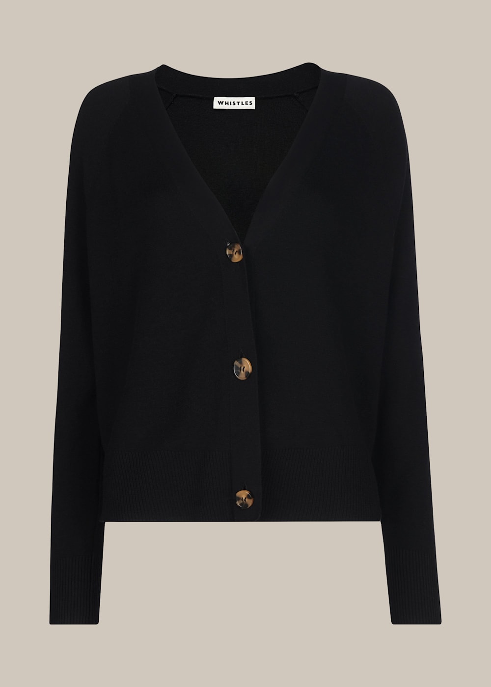 Black button front cardigan store