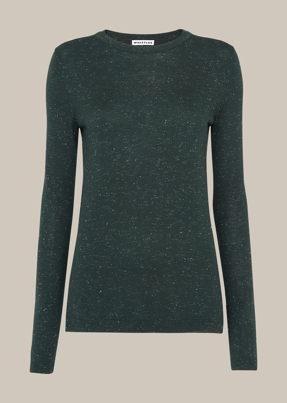 Green sparkle sweater top