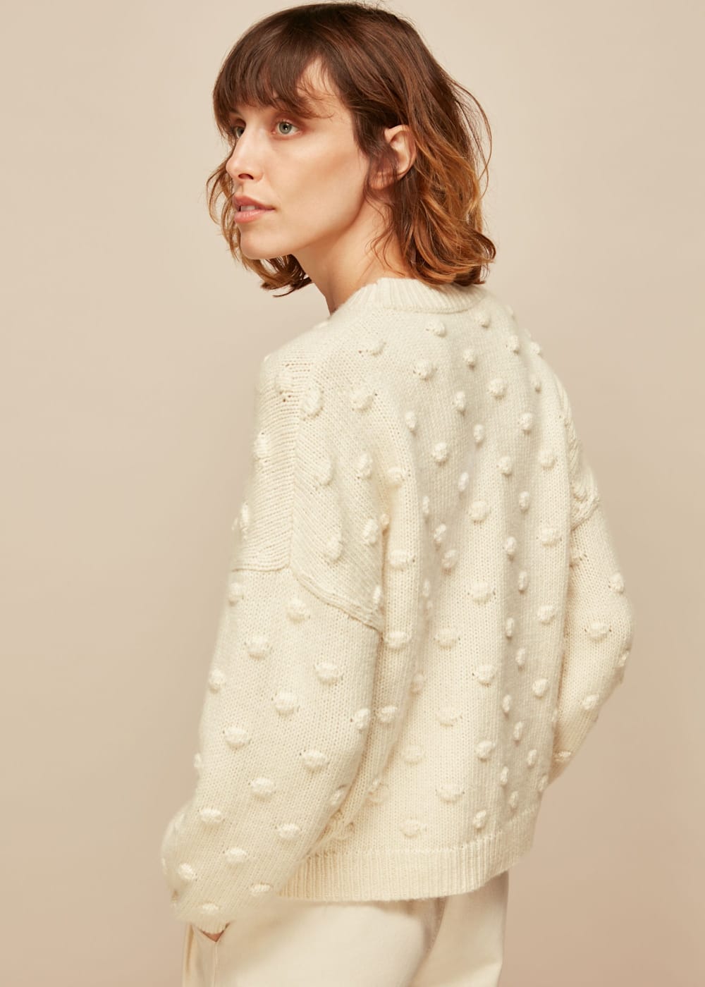 Bobble knit jumper sales