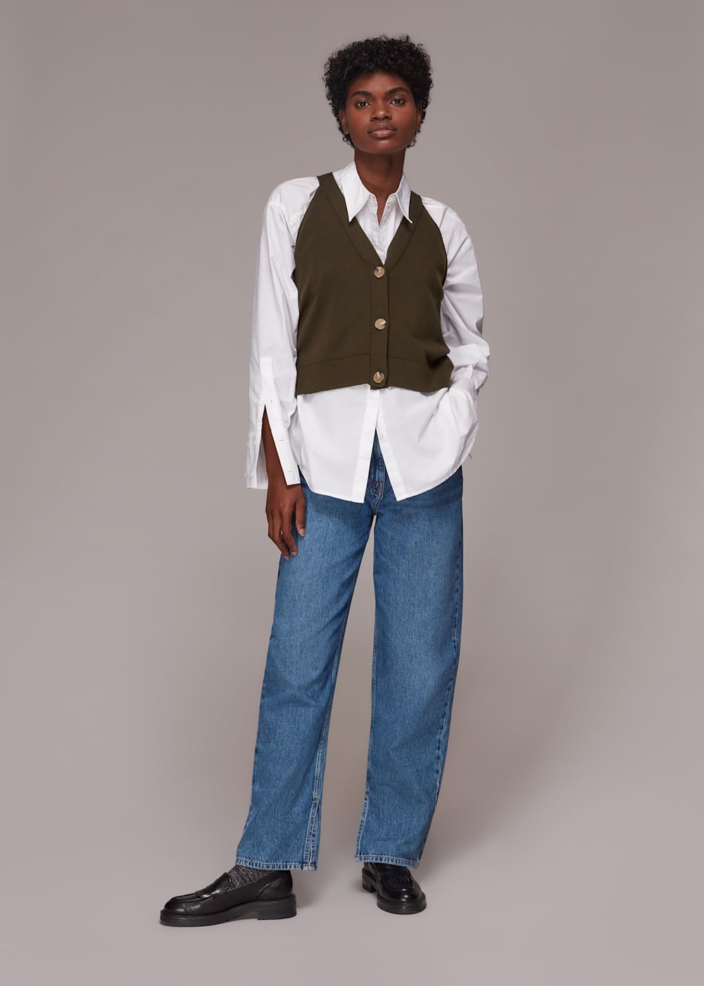 Khakis and vest best sale