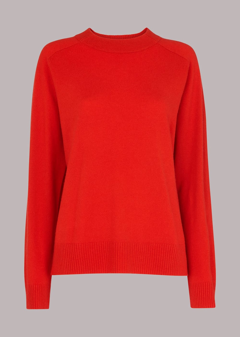 Red crew sweater best sale