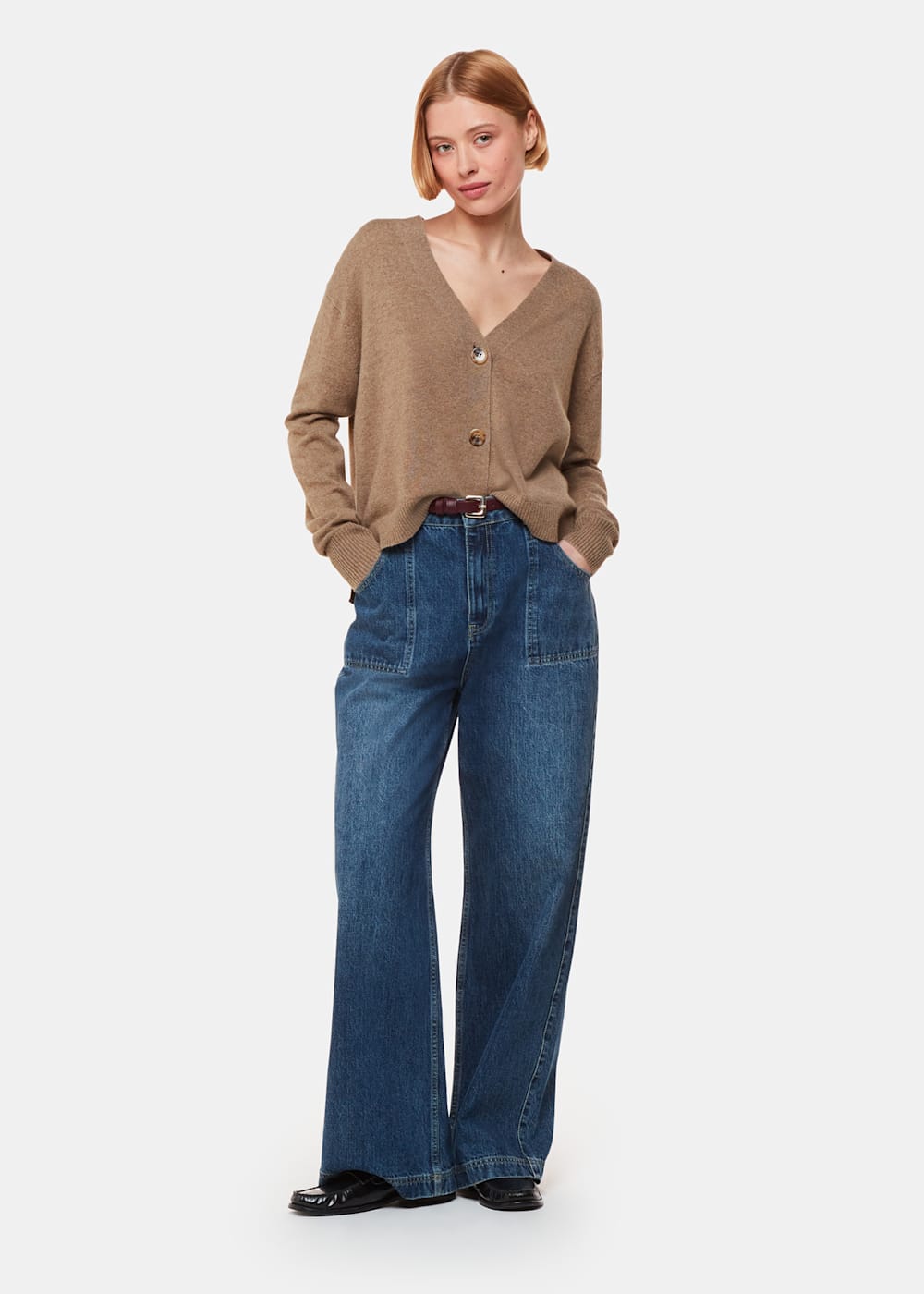 Oatmeal Cashmere Cardigan | WHISTLES | Whistles US | Oatmeal Cashmere Cardigan | WHISTLES | Whistles US |