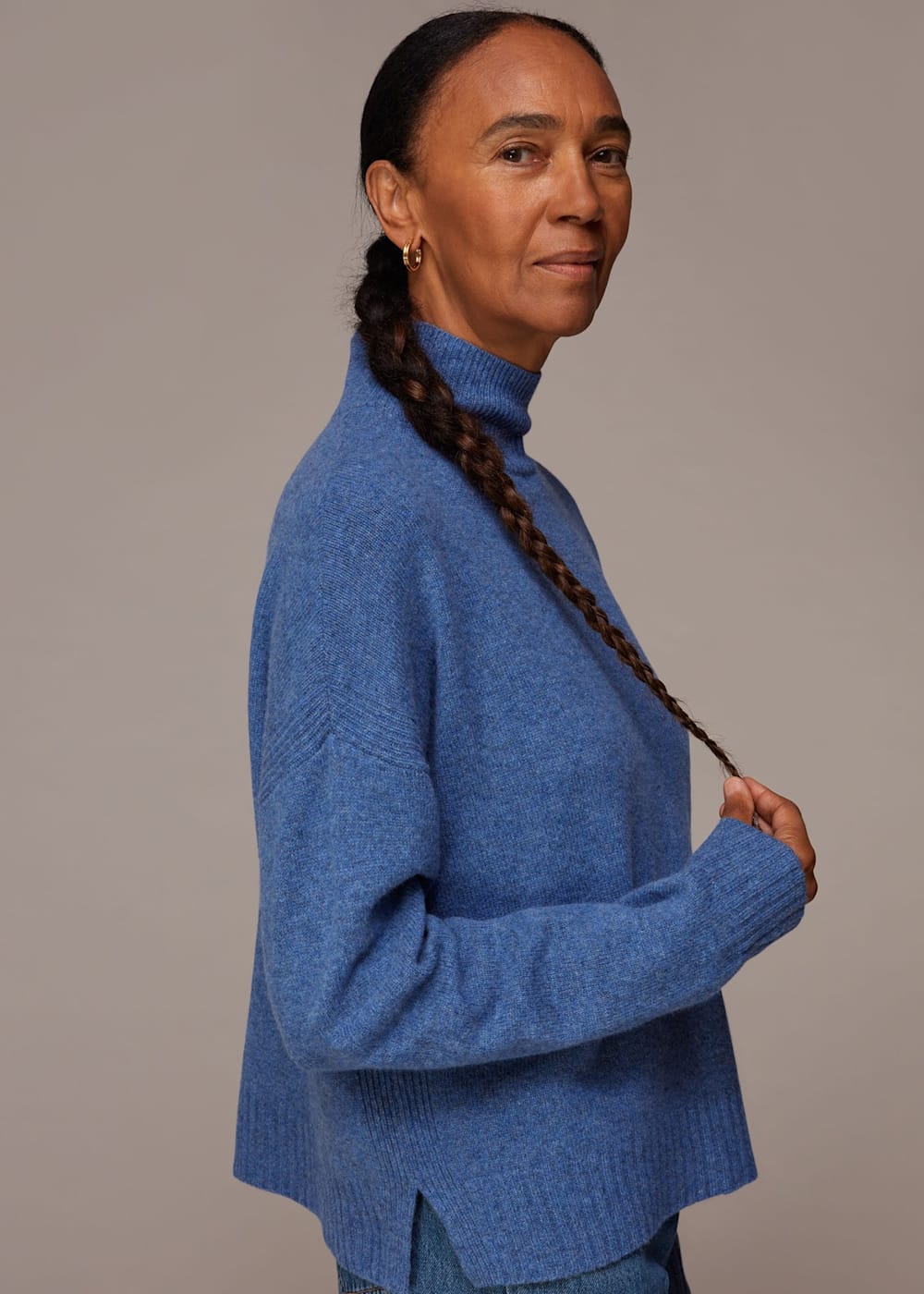 Whistles blue jumper shop