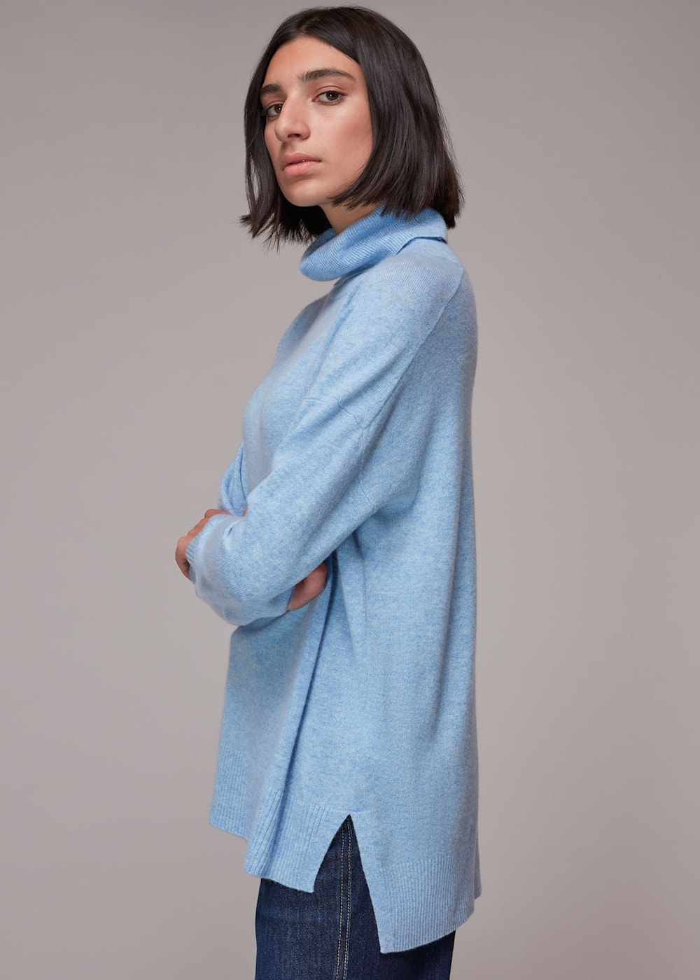 Whistles Cashmere Roll Neck Jumper Whistles Cashmere Roll Neck Jumper