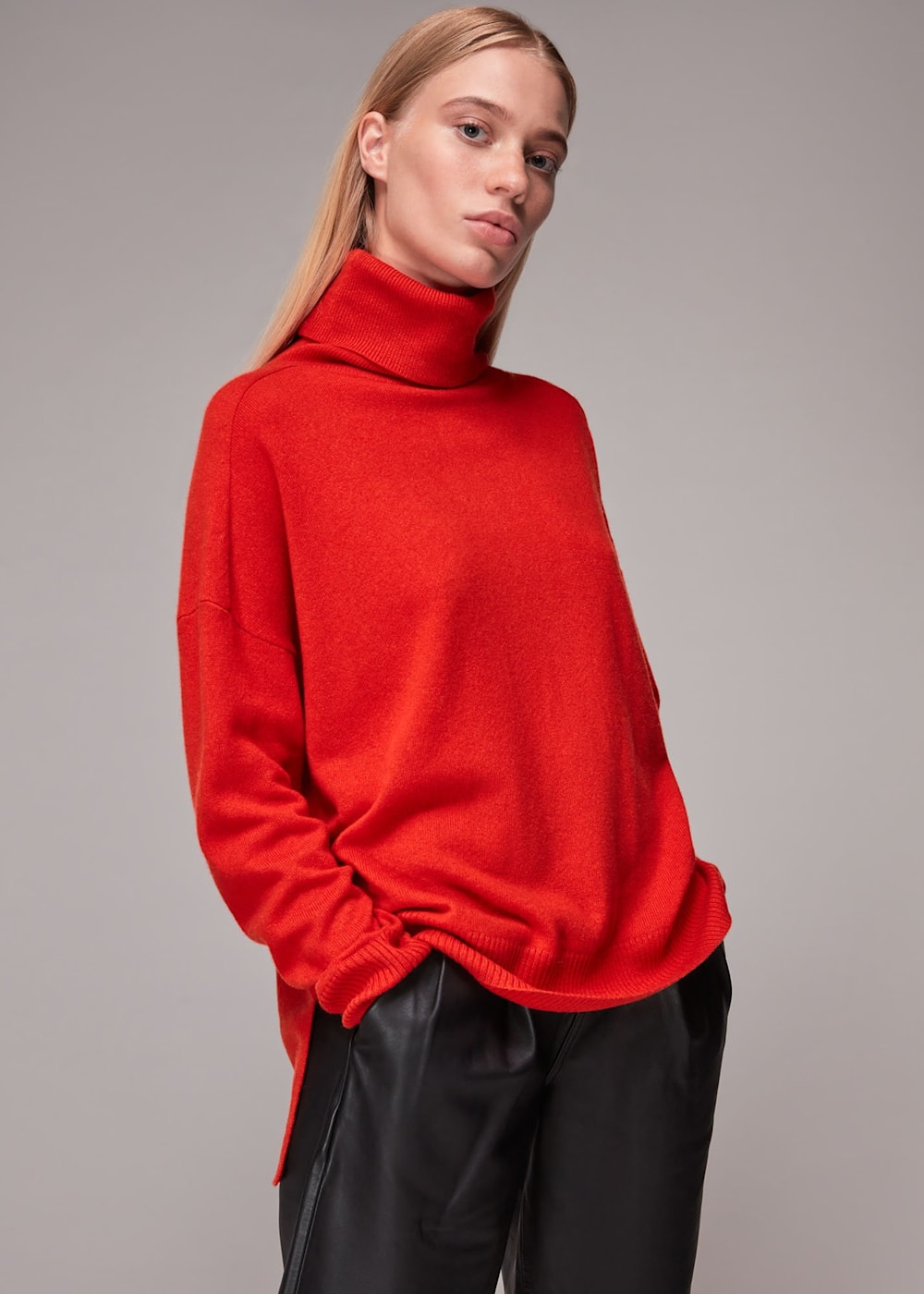 Whistles Cashmere Roll Neck Jumper Whistles Cashmere Roll Neck Jumper