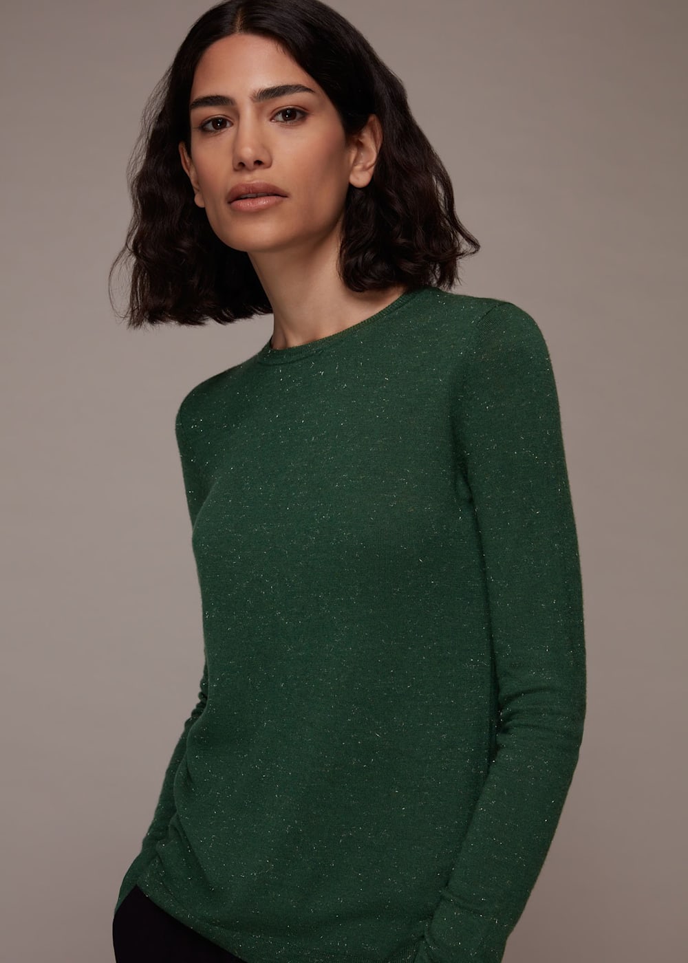 Whistles annie sparkle knit jumper 2025