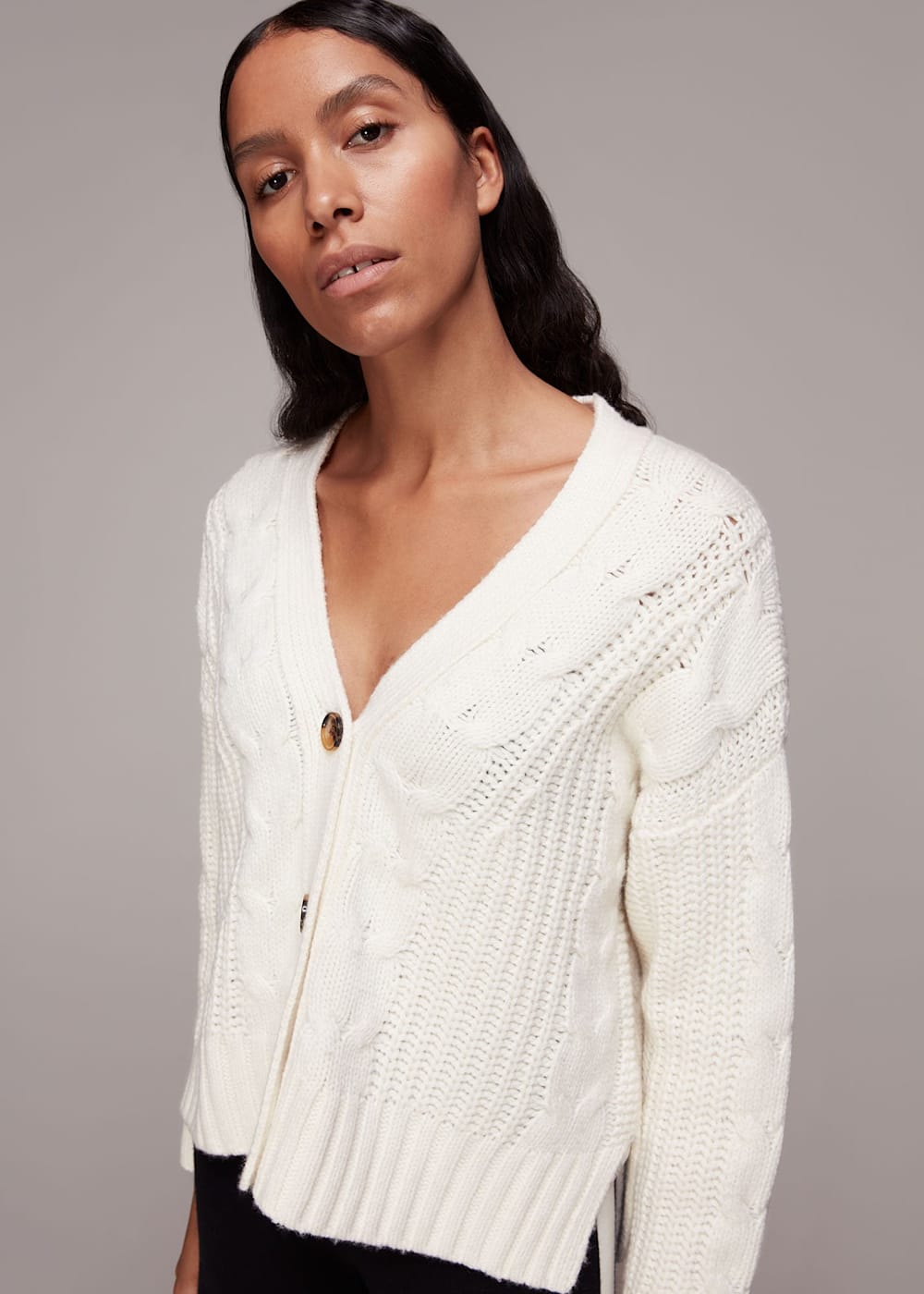 Womens ivory cardigan shop