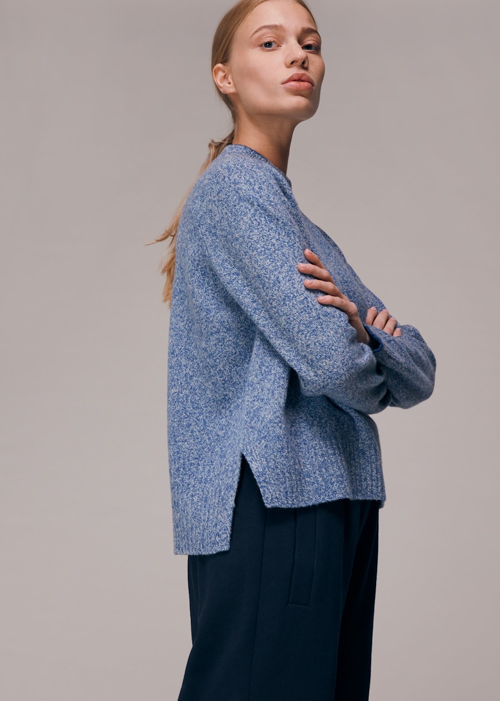 Whistles blue jumper on sale