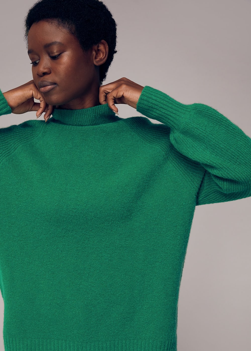 Whistles green jumper cheap