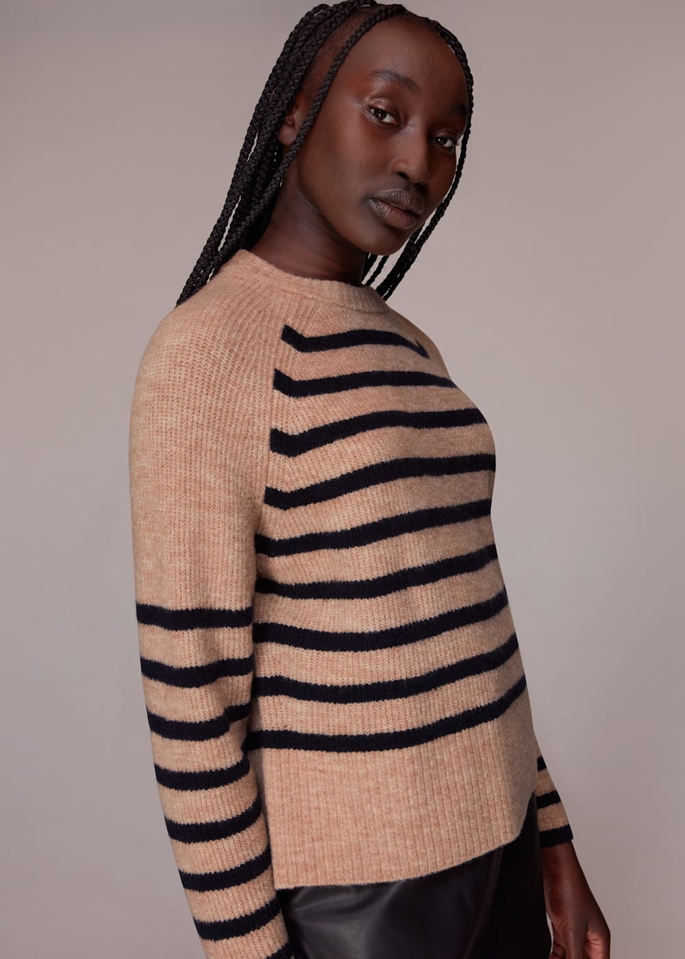 Whistles navy jumper deals
