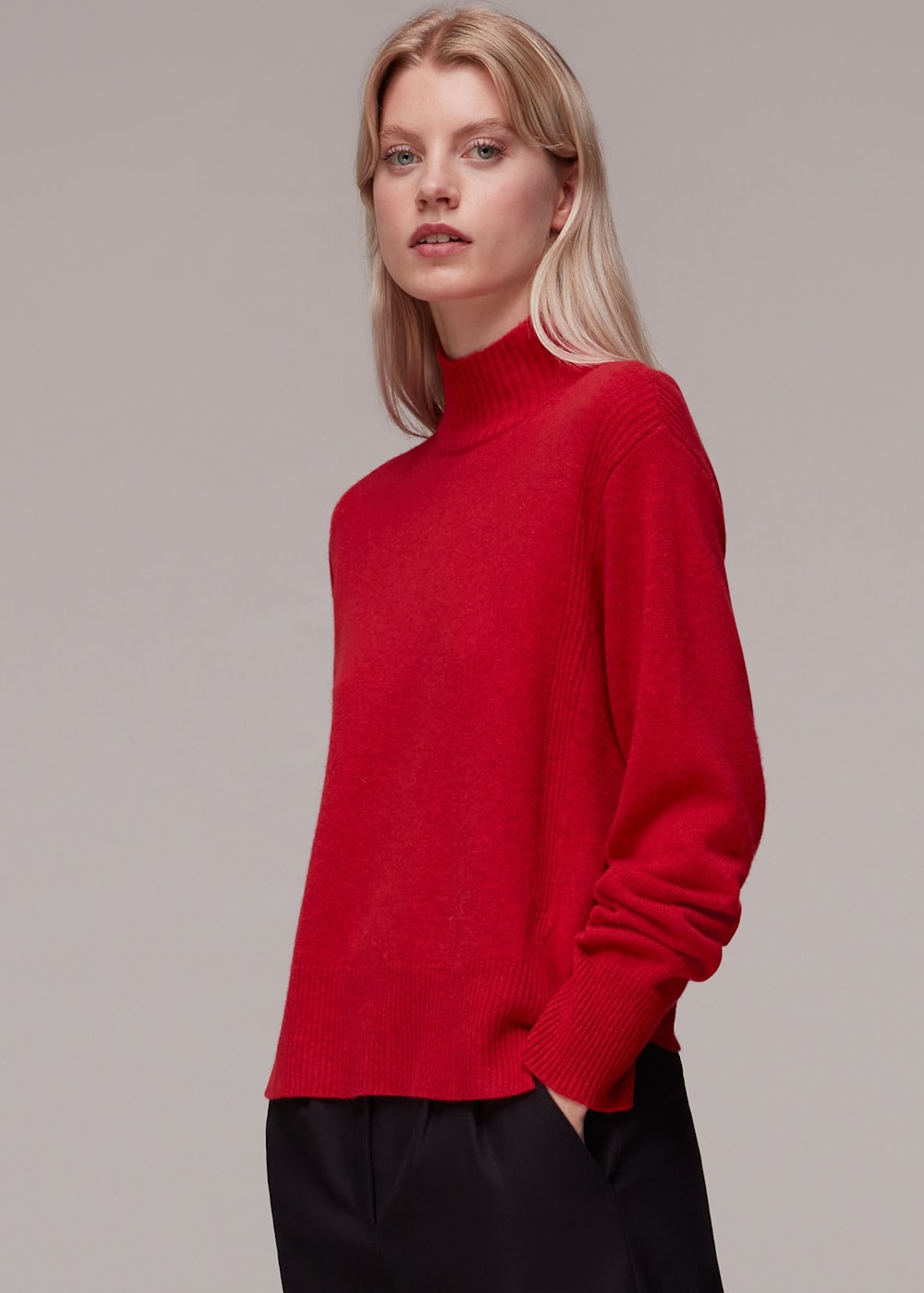 Whistles funnel neck jumper hot sale