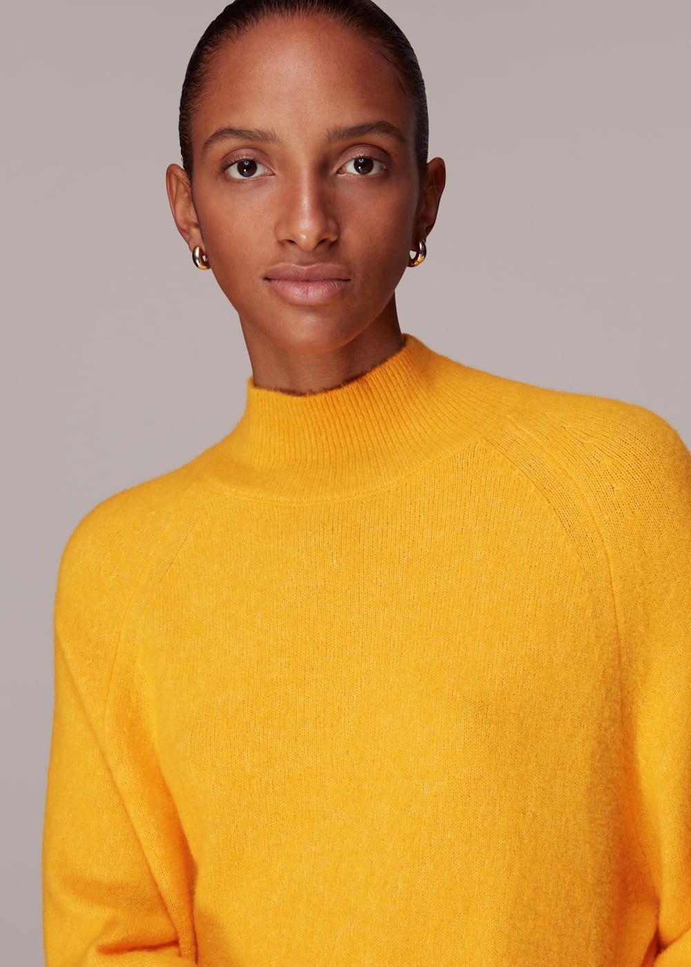 Whistles oversized funnel neck knit 2025