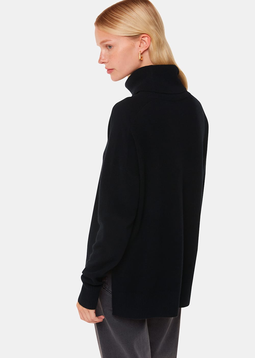 Petite cashmere turtleneck shop