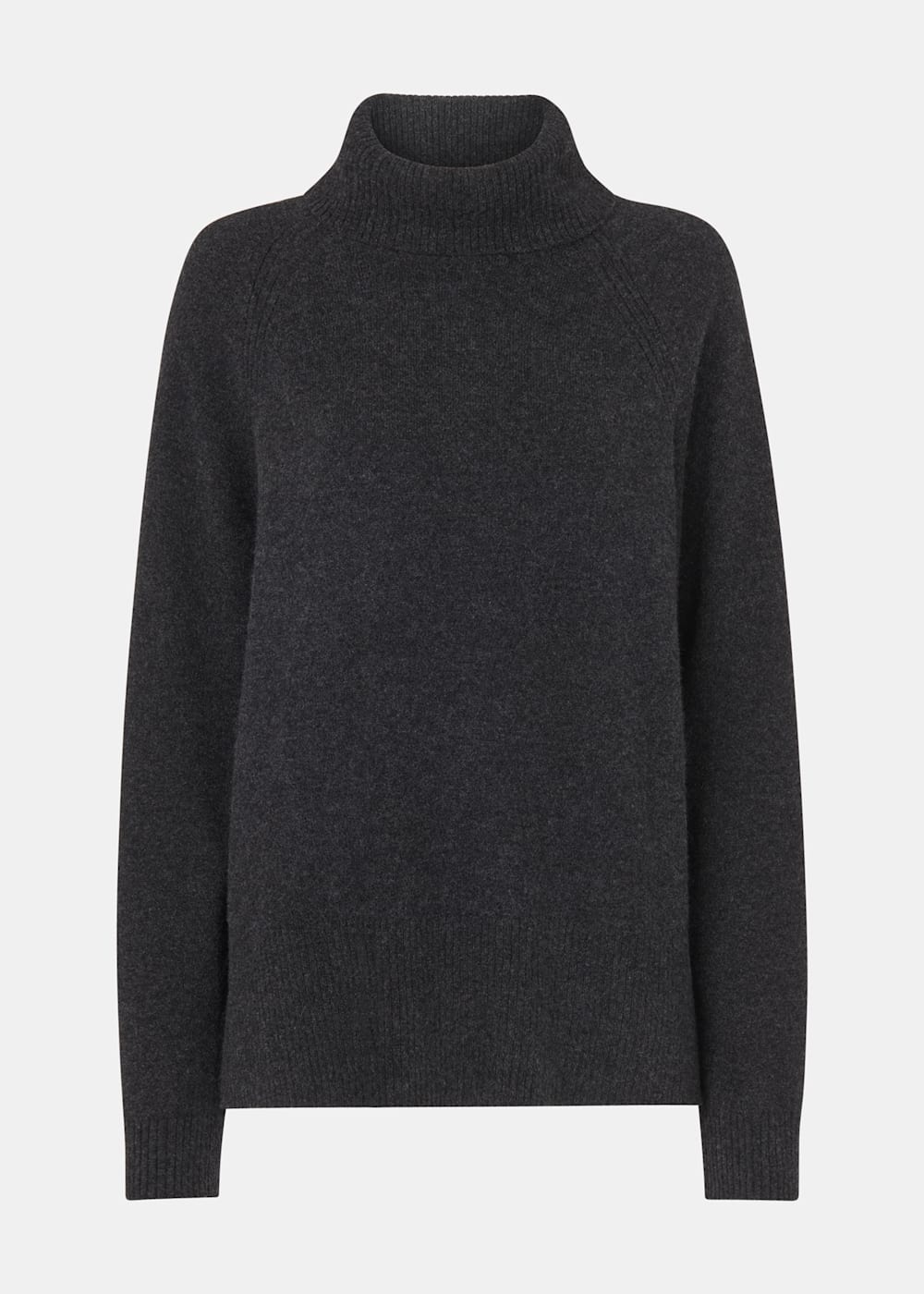 Dark grey roll neck cheap