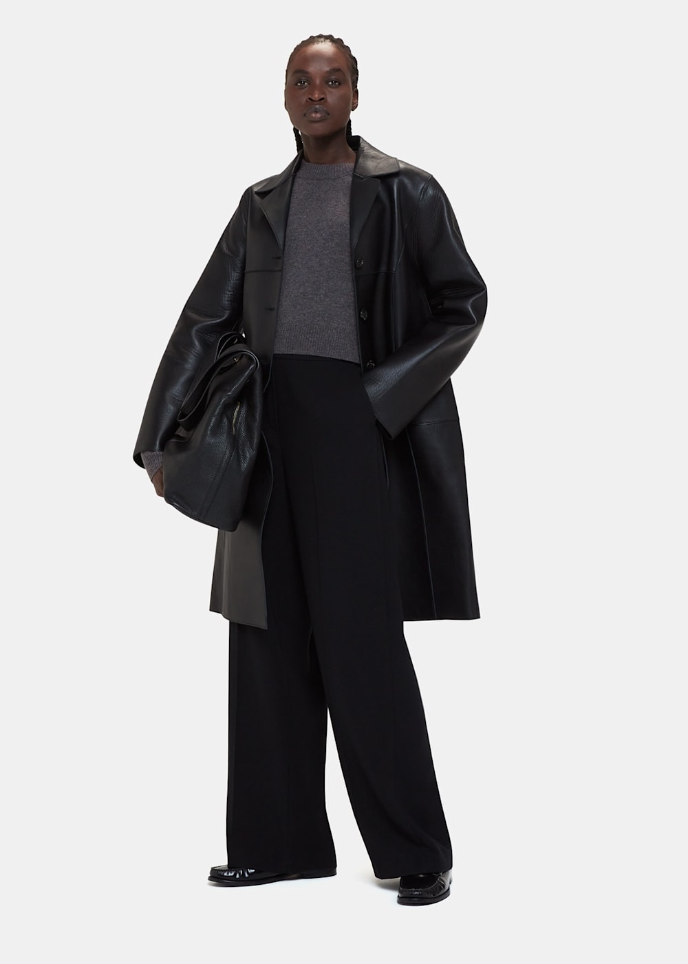 Black grey sweater on sale